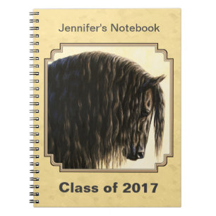 Friesian Draft Horellow Notizblock