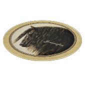 Friesian Draft Horellow Schneidebrett (Ecke)