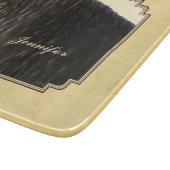 Friesian Draft Horellow Schneidebrett (Ecke)