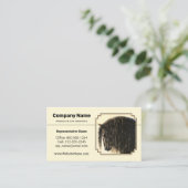 Friesian Draft Horse Bale Yellow Visitenkarte (Stehend Vorderseite)