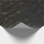 Friesian Draft Horse Portrait Geschenkpapier (Ecke)