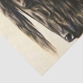 Friesian Draft Horse Seidenpapier (Detail)