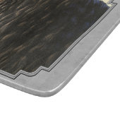 Friesian Draft Horse Silver Gray Schneidebrett (Ecke)