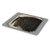 Friesian Draft Horse Silver Gray Schneidebrett (Ecke)