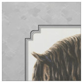 Friesian Draft Horse Silver Gray Stoff (Muster)