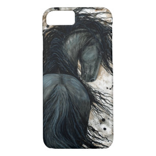 Friesian DreamWalker Horse von Bihrle Case-Mate iPhone Hülle