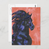 Friesian Fantasy Postkarte (Vorne/Hinten)