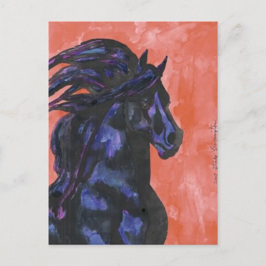 Friesian Fantasy Postkarte (Vorderseite)