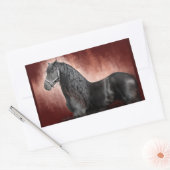 Friesian Fire Rechteckiger Aufkleber (Umschlag)