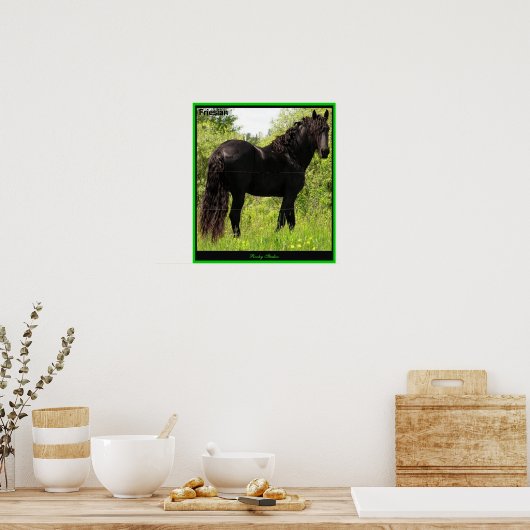 Friesian Foto Print Poster (Küche)
