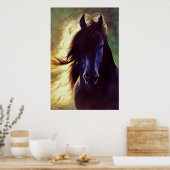‚Friesian Glow‘ Poster (Küche)