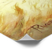 ‚Friesian Glow‘ Poster (Ecke)