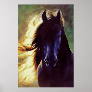 ‚Friesian Glow‘ Poster