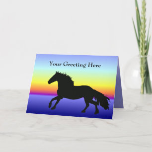 Friesian Greeting Card Karte