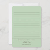 Friesian Horse - Grußkarte Dankeskarte (Rückseite)