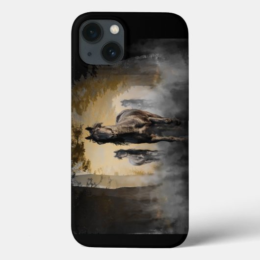 Friesian Horse Hallo Case-Mate iPhone Hülle (Rückseite)