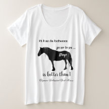Friesian Horse Lover's Funny Sprichwort 2