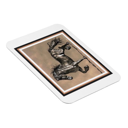 Friesian Horse Magnet (Rechte Seite)