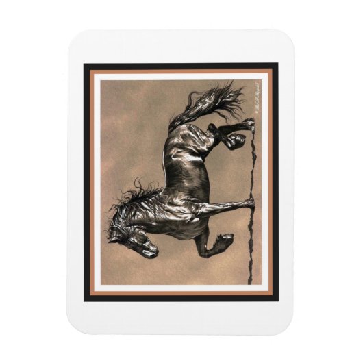 Friesian Horse Magnet (Vertikal)