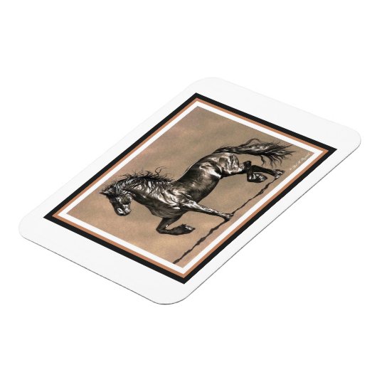 Friesian Horse Magnet (Linke Seite)