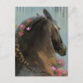 Friesian Horse - Postcard Postkarte (Vorderseite)