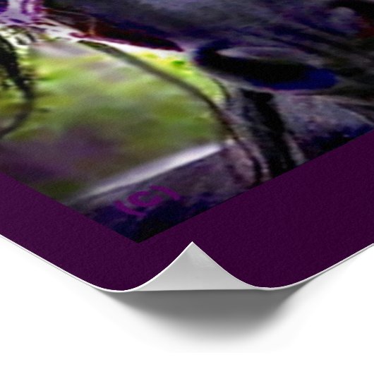 Friesian Horse Poster (Ecke)