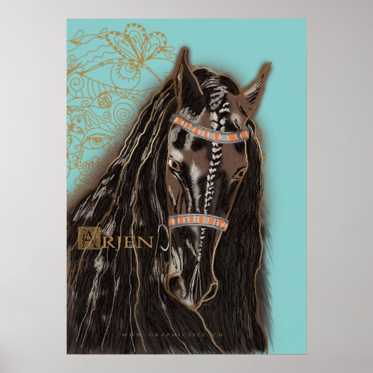 Friesian Horse - Poster (Vorne)