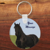 Friesian Horse Schlüsselanhänger 5 (Vorderseite)