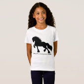 Friesian horse T-Shirt (Vorne ganz)