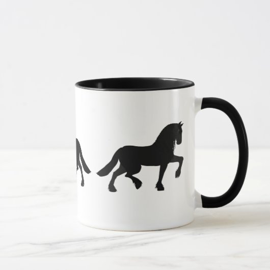 Friesian Horses Tasse (Rechts)
