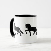 Friesian Horses Tasse (Vorderseite Links)
