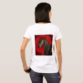 Friesian Mane T-Shirt (Schwarz voll)
