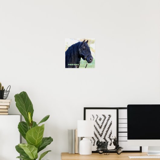 Friesian Poster (Heimbüro)