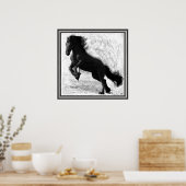 Friesian Power Print Poster (Küche)