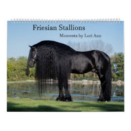 Friesian Stallion Calendar by Moments by Lori Ann Kalender