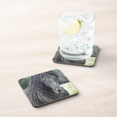 Friesian Stallion Getränkeuntersetzer (Rechte Seite)