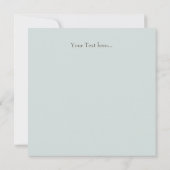 Friesian Stallion ~ Grußkarte Karte (Rückseite)