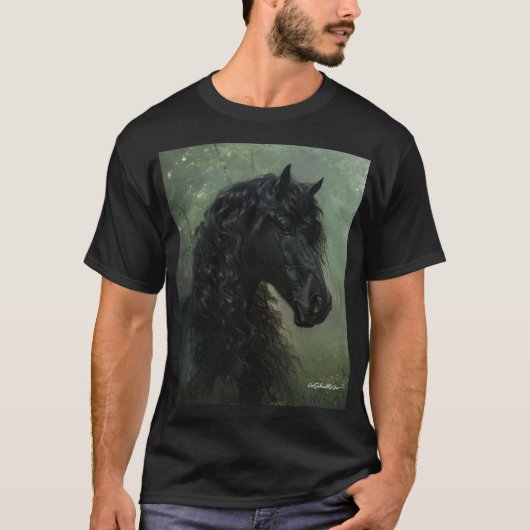 Friesian Stallion T-Shirt (Vorderseite)