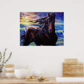 "Friesian Sunrise" Poster (Küche)