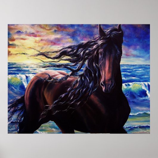 "Friesian Sunrise" Poster (Vorne)