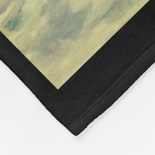 Friesian, The black beauty hallion, stürmisches Me Fleecedecke (Ecke)