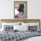 Friesian - Wrapped Canvas Leinwanddruck (Insitu (Schlafzimmer))