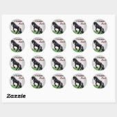 Friesians Rock Stickers (Blatt)