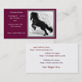 Friesische Bauernhof-Visitenkarten Visitenkarte (Vorne/Hinten)