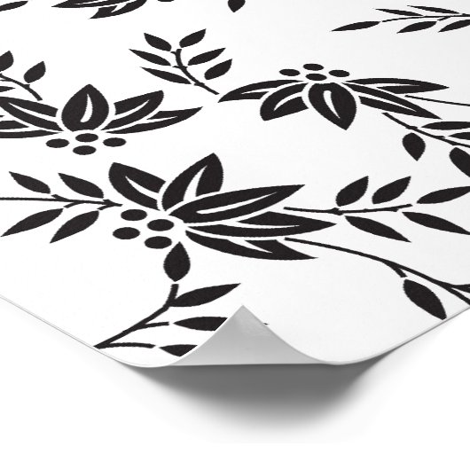 Friesische Kuh, Friese koe Poster (Ecke)