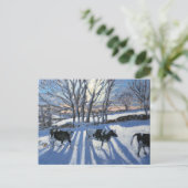 Friesische Kühe 2009 Postkarte (Stehend Vorderseite)