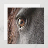 Friesische Pferdeaugen-Einladung Einladung (Vorne/Hinten)