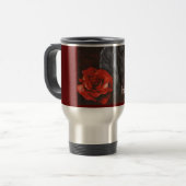 Friesische Pferdekaffee-Tasse Reisebecher (Vorderseite Links)