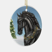 Friesische Pferdeverzierung Keramikornament (Rechts)