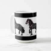 Friesische Tanz-Tasse Kaffeetasse (Vorderseite Links)